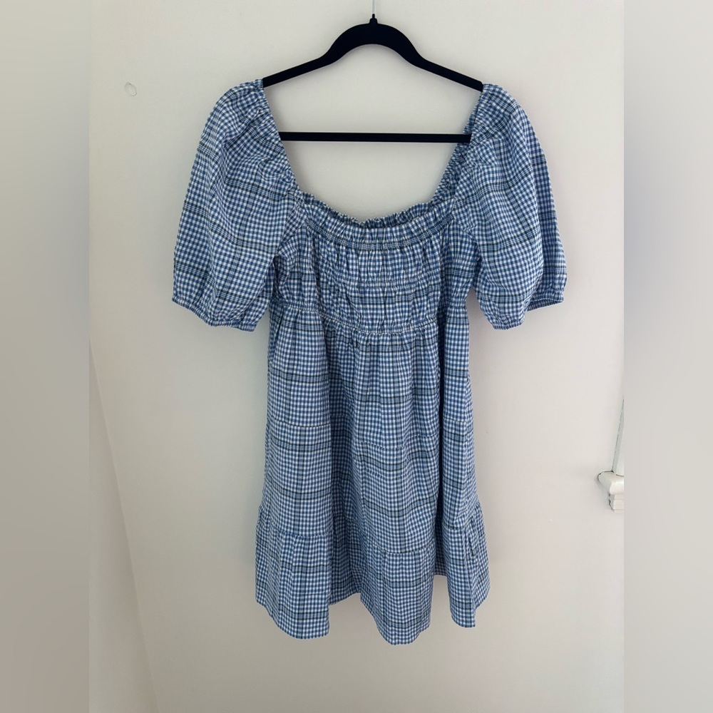 Ever New Andie Puff Sleeve Mini Dress NWT - Picture 2 of 10